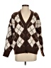 Unbranded Argyle Brown Cardigan Size S - photo 1