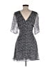 ALLSAINTS Polka Dots Black Casual Dress Size 2 - photo 2