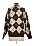 Unbranded Argyle Brown Cardigan Size S - photo 2