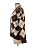 Unbranded Argyle Brown Cardigan Size S - photo 5