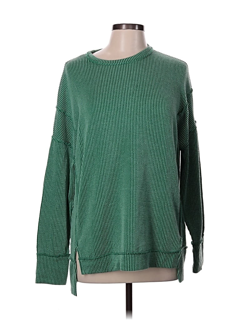 Pre-owned Unbranded Pullover Sweater In Green