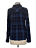 Harper Plaid Blue Long Sleeve Button-Down Shirt Size M - photo 2