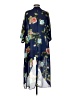 Forever 21 100% Polyester Blue Kimono Size S - photo 2