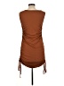 BTFBM Solid Brown Cocktail Dress Size L - photo 2