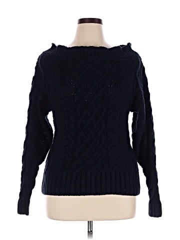 Self-Portrait Pullover Sweater (view 1)