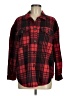 Urban Daizy 100% Polyester Plaid Red Cardigan Size M - photo 1