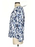 La Mer Luxe 100% Rayon Blue Long Sleeve Blouse Size XS - photo 5