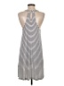 Roxy Stripes Gray Casual Dress Size S - photo 2
