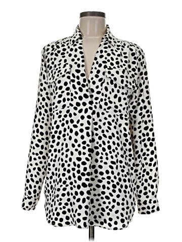 Ann Taylor Long Sleeve Blouse (view 1)