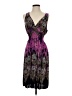 Unbranded Paisley Purple Cocktail Dress Size S (estimated) - photo 1