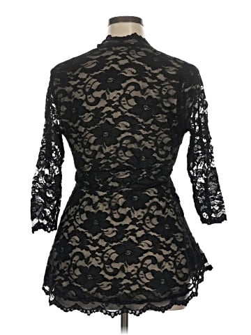 Kiyonna 3/4 Sleeve Blouse (view 2)