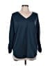 Cupio Teal Long Sleeve Top Size L - photo 1