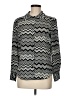 Missoni For Target Chevron-herringbone Silver Long Sleeve Blouse Size M - photo 1