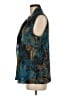 Elie Tahari Teal Sleeveless Blouse Size M (estimated) - photo 5