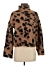 Commense Animal Print Brown Turtleneck Sweater Size XS - photo 1