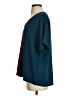 Ever After Color Block Burgundy Short Sleeve Blouse Size S - photo 5