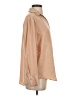 Uniqlo 100% Polyester Tan Long Sleeve Blouse Size XS - photo 4