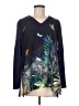 Akemi + Kin Blue Long Sleeve Blouse Size M - photo 1