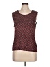 Connected Apparel Burgundy Sleeveless Top Size L - photo 1