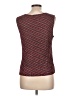 Connected Apparel Burgundy Sleeveless Top Size L - photo 2