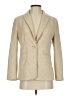 Ecru Solid Tan Gold Blazer Size 4 - photo 1