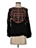 Velzera 100% Rayon Black Long Sleeve Blouse Size S - photo 1