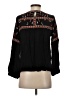 Velzera 100% Rayon Black Long Sleeve Blouse Size S - photo 2
