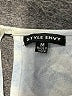 Style Envy 100% Rayon Silver Short Sleeve Blouse Size M - photo 7