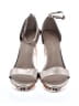 The Limited Metallic Silver Tan Heels Size 9 1/2 - photo 2