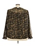 Lane Bryant Brown Long Sleeve Blouse Size 22 - 24 Plus - photo 2