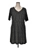 Apt. 9 Chevron-herringbone Gray Casual Dress Size XL - photo 1