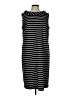 Talbots Stripes Black Casual Dress Size L (estimated) - photo 1