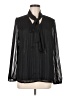AK Anne Klein Black Long Sleeve Blouse Size M - photo 1