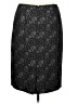 Le Suit Paisley Black Formal Skirt Size 16 - photo 2