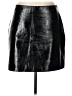 St. John 100% Leather Black Leather Skirt Size 10 - photo 1