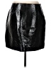 St. John 100% Leather Black Leather Skirt Size 10 - photo 2