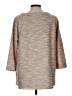 Ann Taylor LOFT Metallic Tan Pullover Sweater Size L - photo 2
