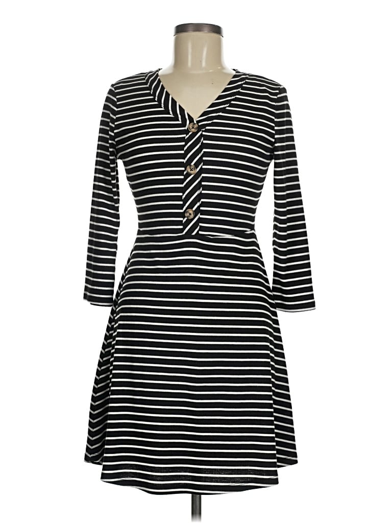 Pre-owned Ultra Flirt Casual Dress In Black