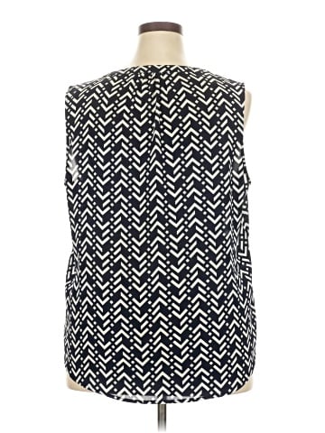 Roz & Ali Sleeveless Blouse (view 2)