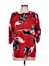 Yumi Kim 100% Polyester Red 3/4 Sleeve Blouse Size L - photo 1