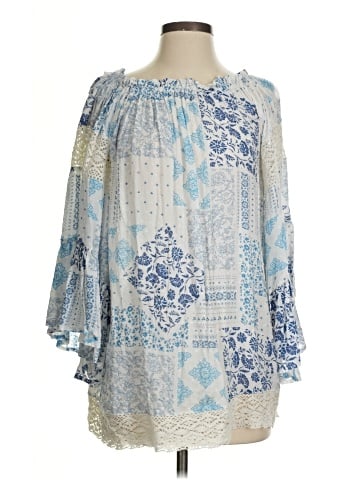 Surf Gypsy 3/4 Sleeve Blouse (view 1)