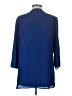 Express Outlet 100% Polyester Blue 3/4 Sleeve Blouse Size L - photo 2