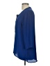 Express Outlet 100% Polyester Blue 3/4 Sleeve Blouse Size L - photo 5
