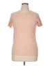 Lands' End Solid Pink Short Sleeve T-Shirt Size XL - photo 1
