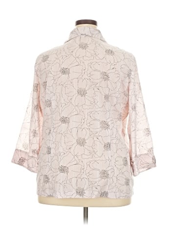 DressBarn 3/4 Sleeve Button-Down Shirt (view 2)