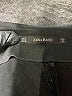Zara Basic Metallic Black Dress Pants Size M - photo 7