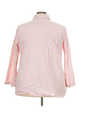 Only Necessities 3/4 Sleeve Button-Down Shirt (view 2)