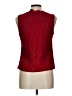 Bay Studio 100% Nylon Red Sleeveless Blouse Size L (petite) - photo 2