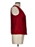 Bay Studio 100% Nylon Red Sleeveless Blouse Size L (petite) - photo 4