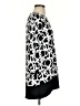 Susan Graver Graphic Black Casual Dress Size S - photo 4